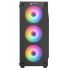 XTREME 100E WITH 4 RGB FAN, TEMPERED GLASS BLACK CASE